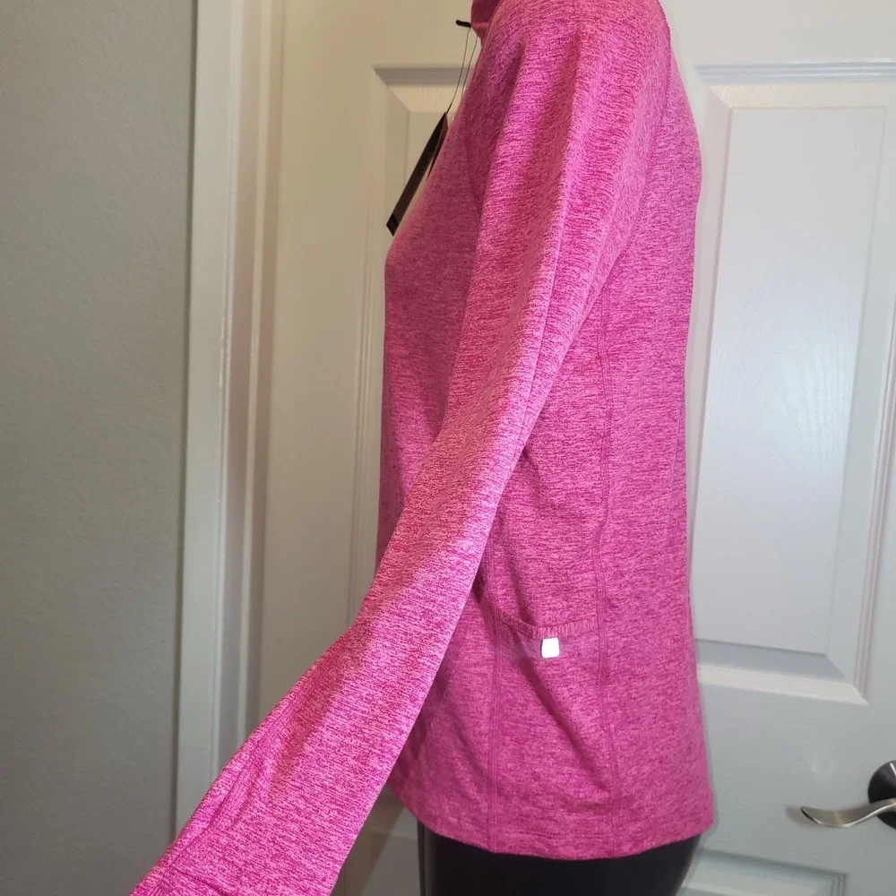 Nike Dri-Fit Running Long Sleeve Pullover 1/2 Zip Berry Women's Sze-S MSRP$54.99